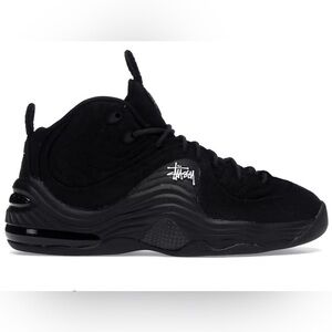 Stussy x Nike Air Penny 2 Black Sneakers SZ 6M
7.5W Athleisure NWOT Retail $200